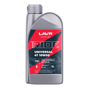 Масло моторное LAVR RIDE UNIVERSAL 4T 10W50 SM (1л)