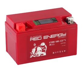 АКБ 12V7Ah (155x90x105) (гелевая, необслуж.) RED NRG