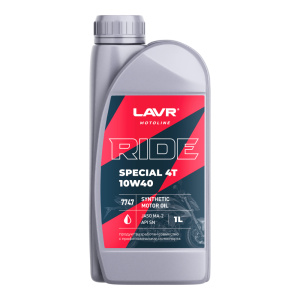 Масло моторное LAVR RIDE SPECIAL 4Т 10W40 SN (1л)