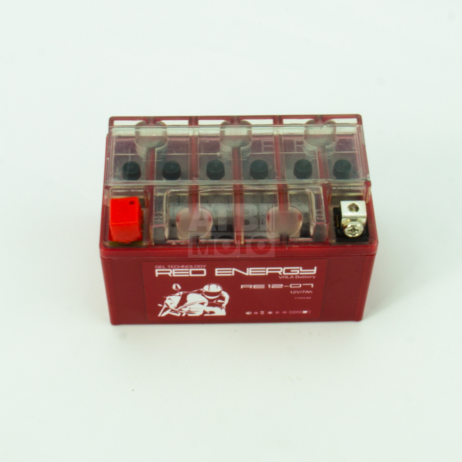 АКБ 12V7Ah (155x90x105) (гелевая, необслуж.) RED NRG