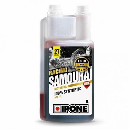 Масло моторное Ipone Samourai Racing 2T 1л клубника Масло моторное Ipone Samourai Racing 2T 1л клубника
